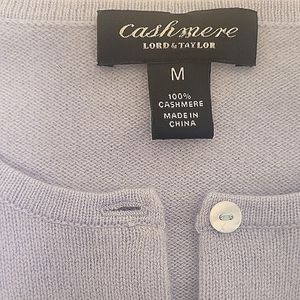 Lord & Taylor Cashmere Cardigan